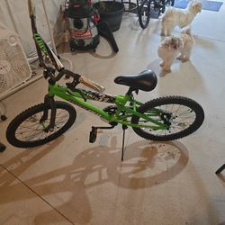 Wipeout Bike Green 12"