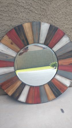 Farmhouse Round Mirror