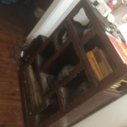 Antique Shelf With Two Drawers