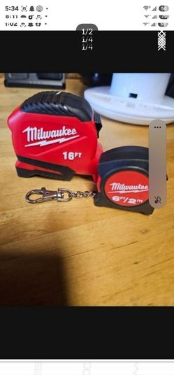 Milwaukee 16ft Tape Measure & 6ft Keychain Set