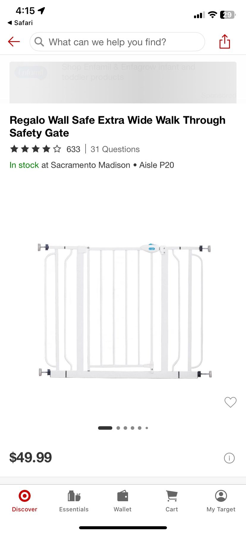 Regalo Baby Gate