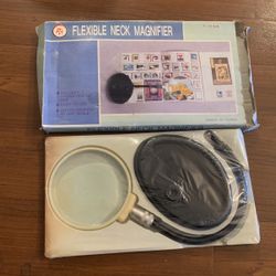 Magnifier Lens With Heavy Stand and Flexible Neck