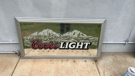 Coors Light Bar Mirror