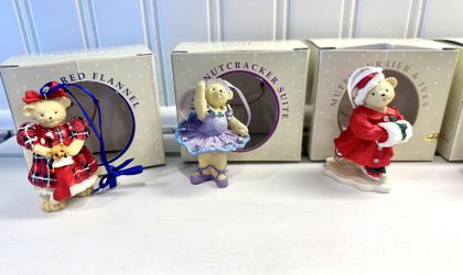 Muffy Vanderbear Collectible Bear Ornaments 