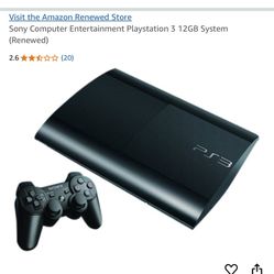 Refurbished PS3 And Games 