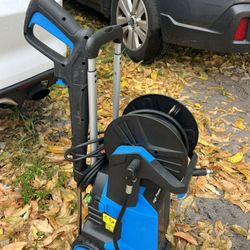 WHOLESUN Pressure Washer, 3000PSI Electric Power Washer, 1900W 2.6 GPM High Pressure Washer, Professional Washer Cleaner, with 4 Nozzles and Hose Reel