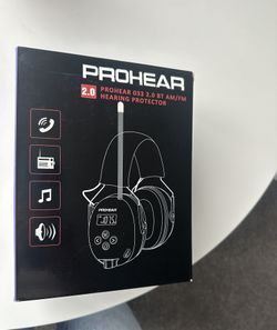 PROHEAR 033 2.0 BT AM/FM headphones for hearing protection.
