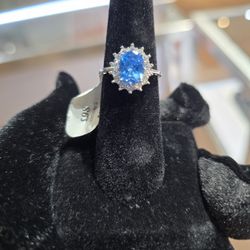 925 Sterling Silver Ring Size 6