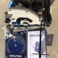 Evolution S185CCSL 7-1/4" Metal Cutting Circular Saw.