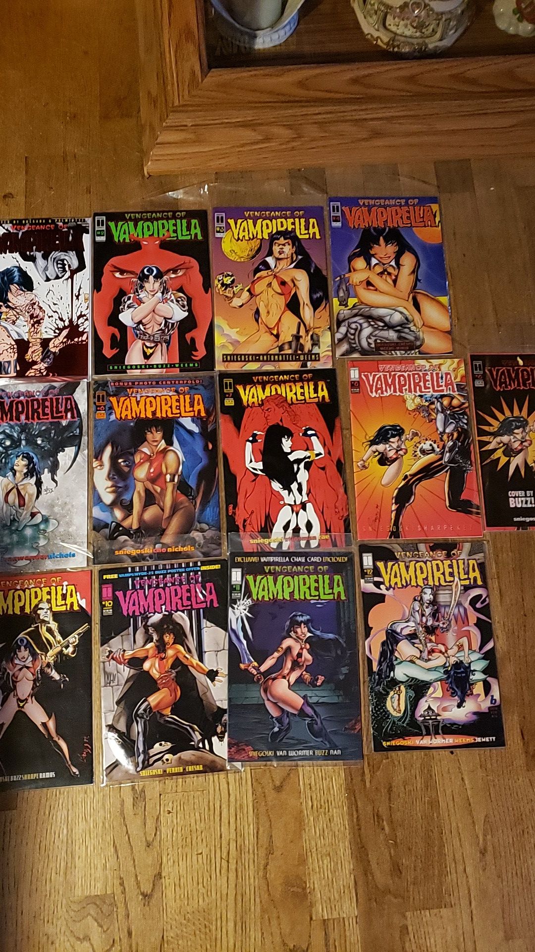 Comics Vampirella #1 thru 12.