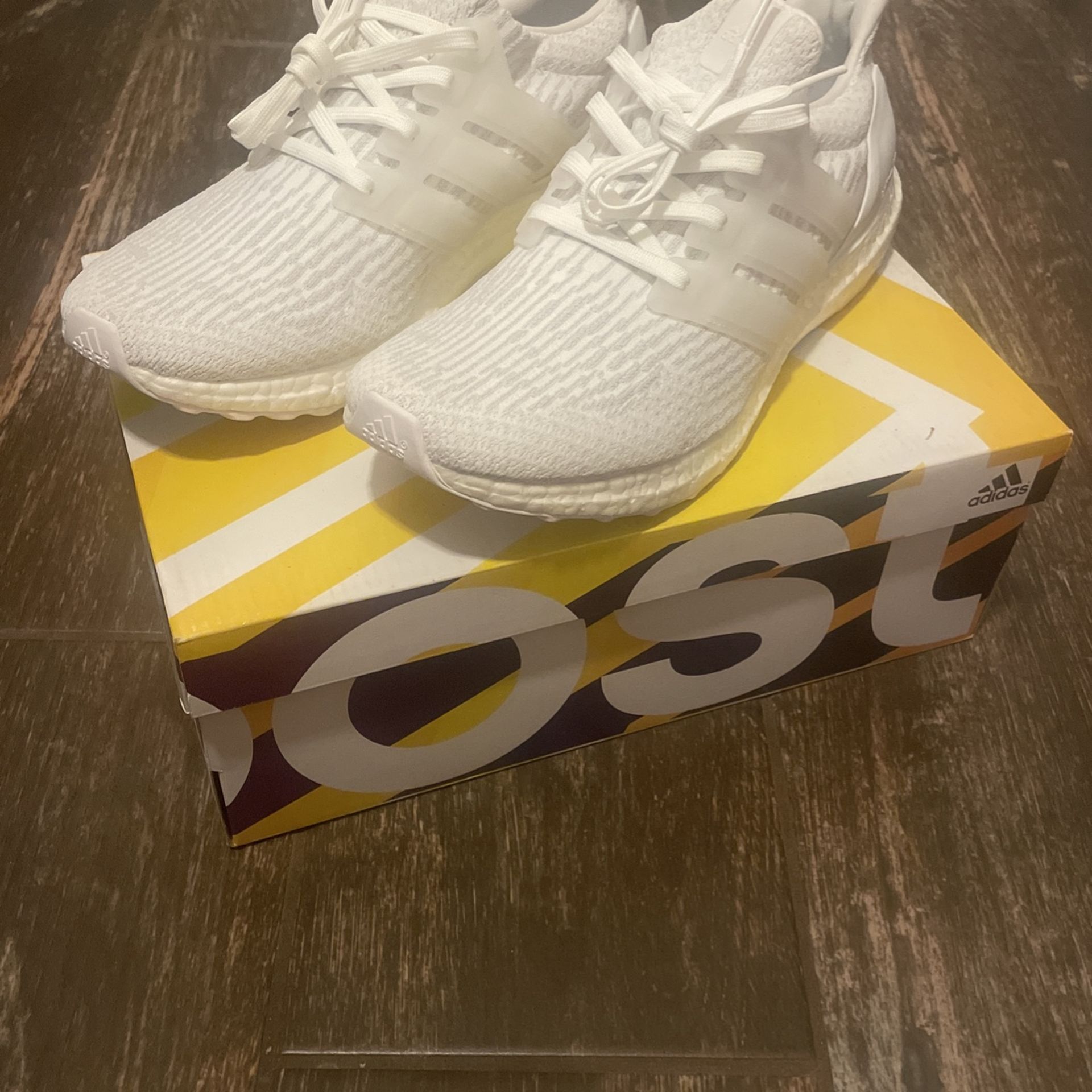 UltraBoost (NEVER WORN) Adidas Ultraboost 1.0 Off White Wonder Quartz Running Shoes  main image 3