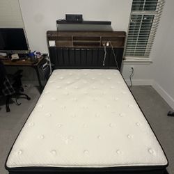 Full Size Mattress And Bed frame 