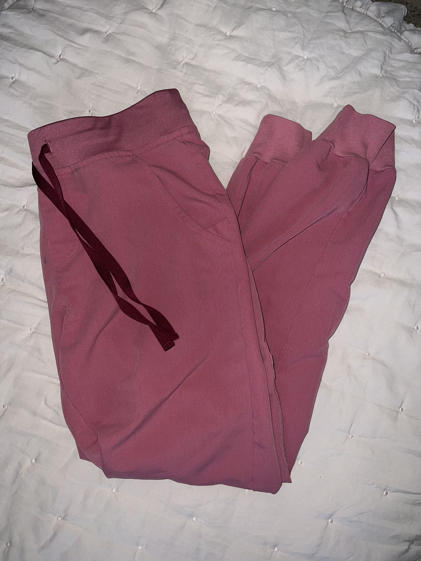 FIGS Women’s Zamora Jogger Scrub Pant Size S (Small) Quartz Pink PO 1483
