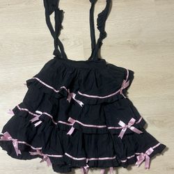 layered ruffled coquette/ lolita/ kawaii/cosplay style skirt 