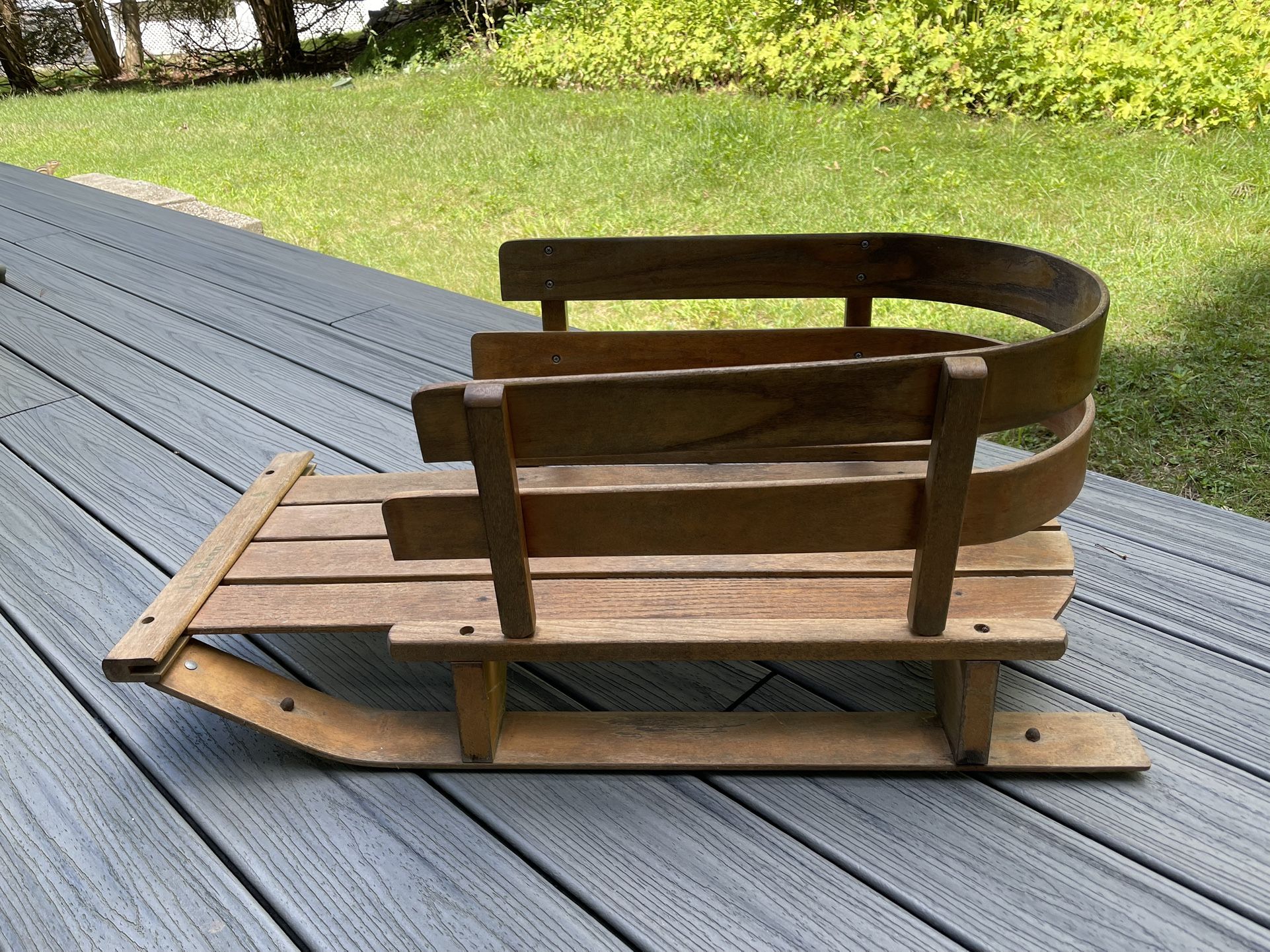 LL Bean Wooden Kid’s Sled
