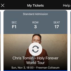 Chris Tomlin Ticket