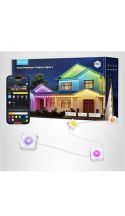 100ft RGBIC Outdoor Lights with 72 LED Lights (New in Box)