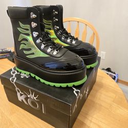 Boots Size 10 Womens Punk Goth Skater