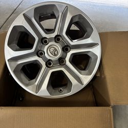 Toyota 4 Runner 17” Wheels (4) + Silver lug nuts per wheel