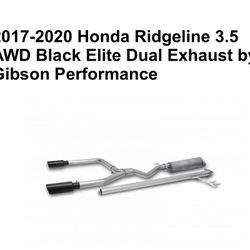 Honda Ridgeline Gibson Exhaust 