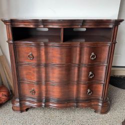 Vintage Solid Wood Dresser / TV Stand 