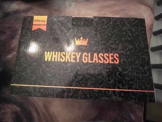 Mfacoy Whiskey Glasses Set