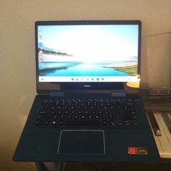 Laptop. Touchscreen Dell Inspiron 14" Touchscreen AMD RYZEN 7 8GB RAM 256SSD WINDOWS 11 AMD RADEON VEGA  WORKING FINE CHARGER INCLUDED