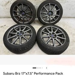 Subaru  BRZ 17"x7.5" Performance Pack