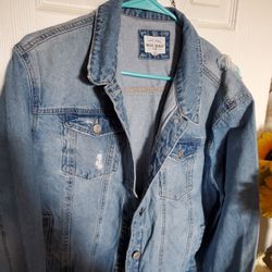 Wax JEAN Jacket sizeL. $25.00