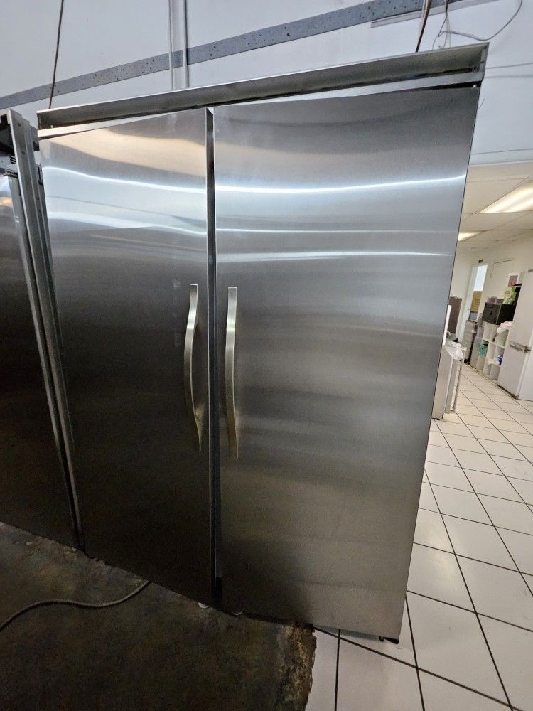 60" VIKING COLUMNS REFRIGERATOR AND FREEZER STAINLESS STEEL 