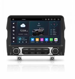 Car Radio Stereo for Jeep Wrangler JL Gladiator JT 2018-2022, Wireless Apple CarPlay Android Auto, 9” Touch Screen Head Units