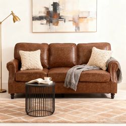 Amarius 80" Wide Rolled Arm Sofa Brand New $225 Cash At JE Merchandise Outlet 