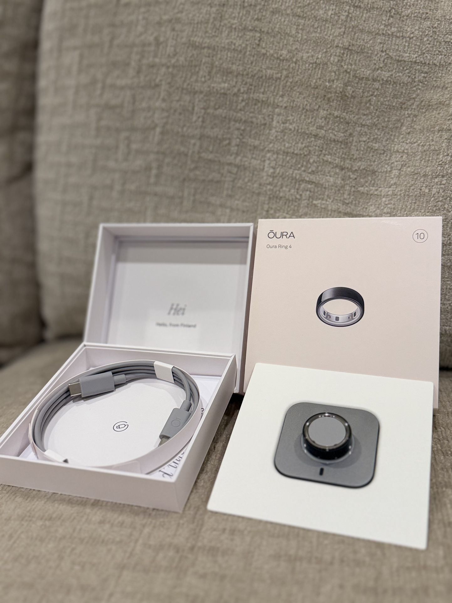 Oura Ring 4 Nior/Black Size 10