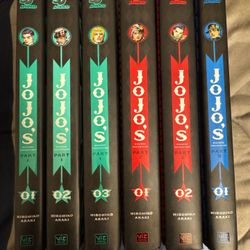 Jojos Bizarre Adventure Manga Set
