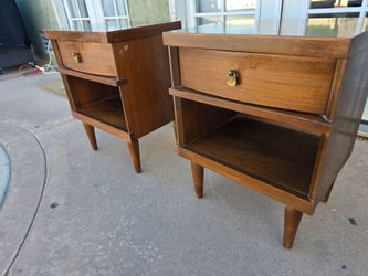 Mid Century Nightstands-Bedside Tables