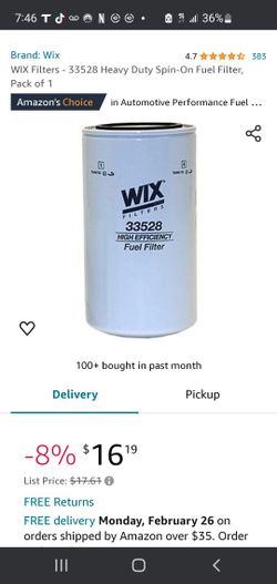 Wix Filters Truck Parts