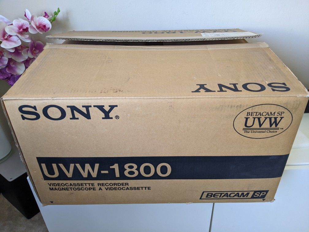 Sony UVW-1800 Betacam SP Videocassette Player Recorder