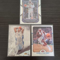 Carmelo Anthony Nuggets Lakers NBA basketball cards 