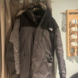 THE NORTH FACE MENS BEDFORD DOWN PARKA MCMURDA INSULATED JACKET SIZE XL VINTAGE