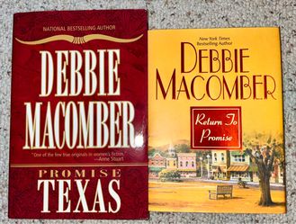Debbie Macomber: 2 Hardcovers From Her Promise Texas Series- EXCELLENT CONDITION