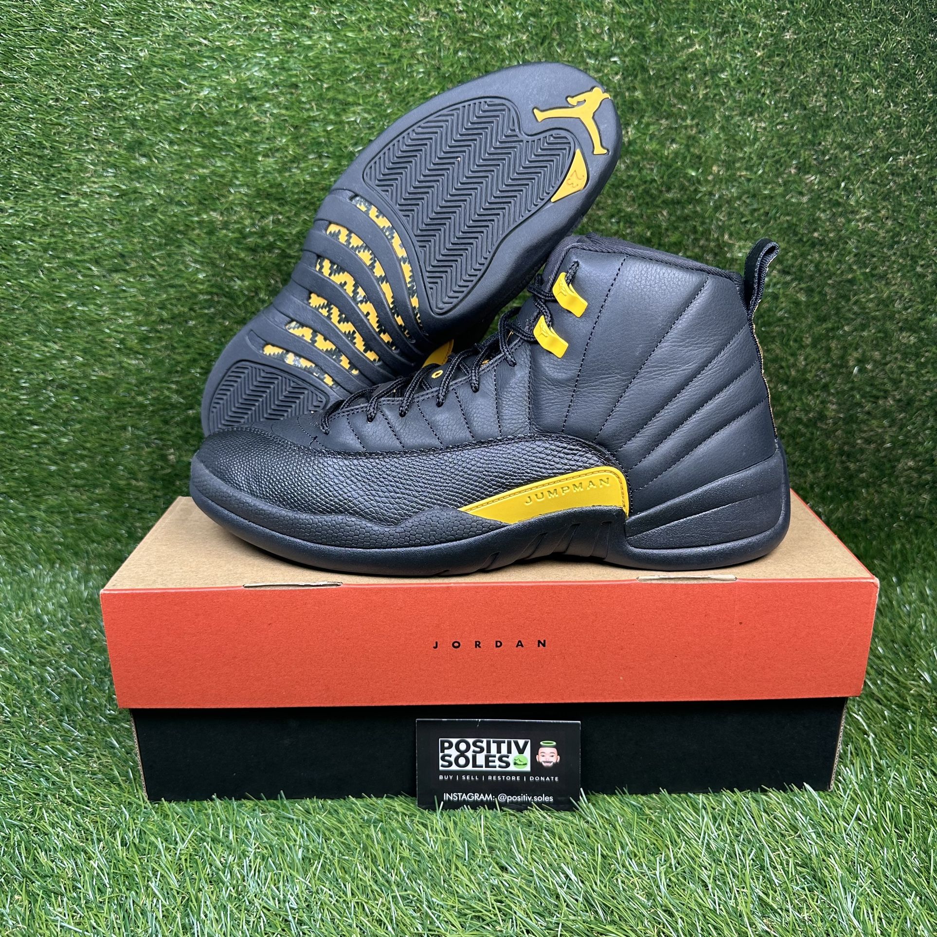 Air Jordan 12 Black Taxi  