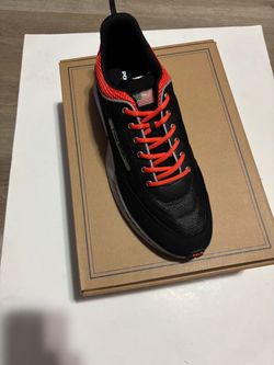 Mens Polo Ralph Lauren PS-250 Shoes - Silver Mul Black & Orange - Size 13