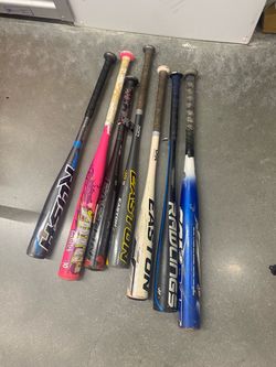 Lot of 7 Baseball Bats – Easton, Rawlings, KSA