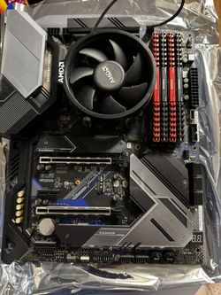 Computer Parts For Sale: Ryzen 5 5600x + Corsair 32GB DRR4 3200hz RAM + ASRock B550 Extreme4 Motherboard