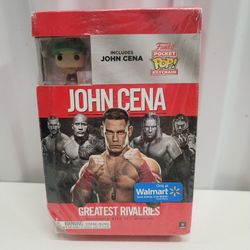 John Cena Greatest Rivalries DVD 3-Disc Set with Funko Pocket POP! Keychain New!