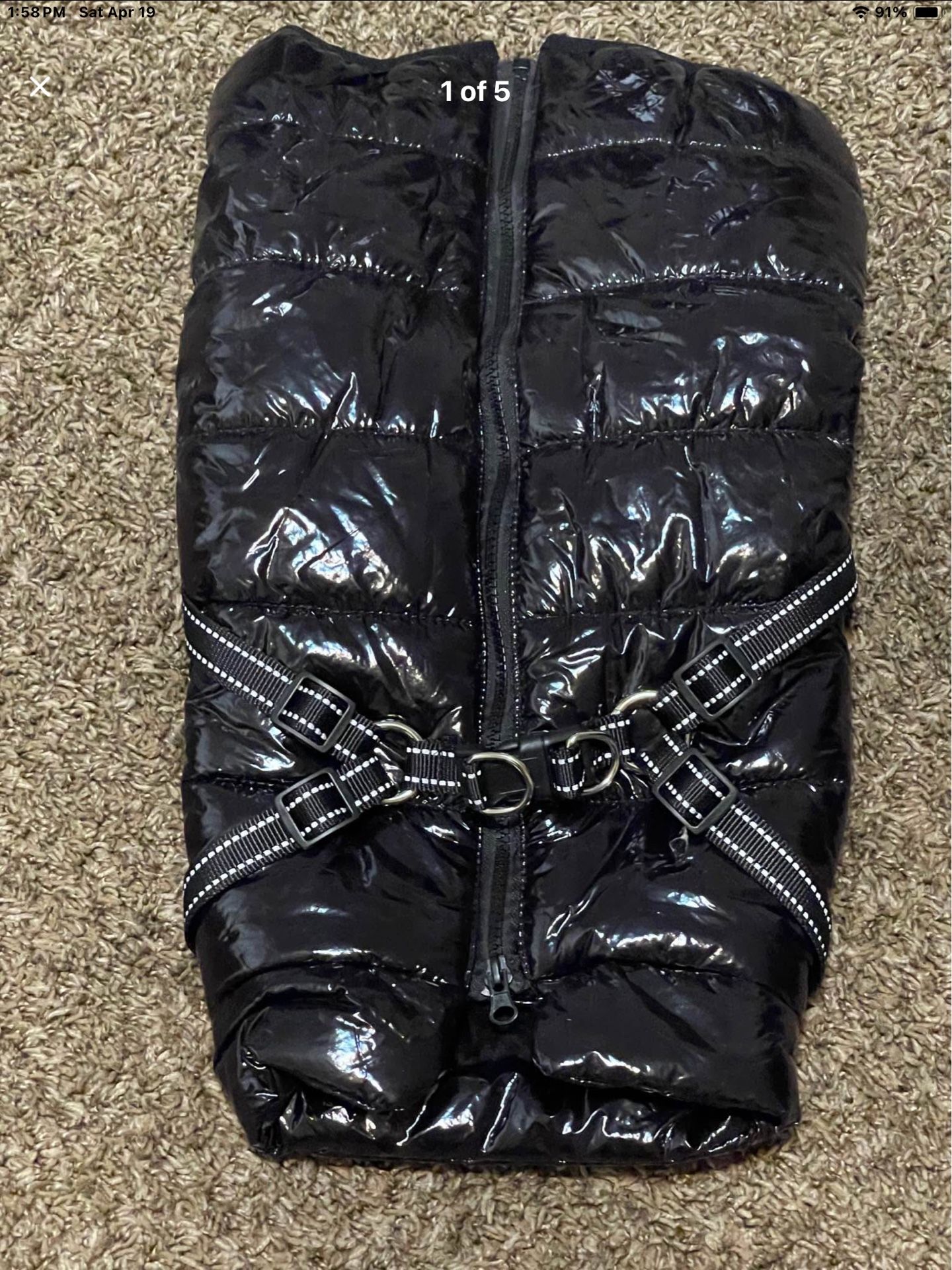New XXL dog jacket says xxl but it seems small.(look at size measurement on pic)