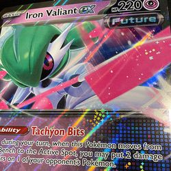 Pokmon Cards Single Rare JUMBO Iron Valiant EX #SVP068 Card! [HOLO  OVERSIZED PROMO] for Sale in Queen Creek, AZ - OfferUp