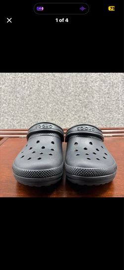 Crocs Classic Lined Clog Black M6 W8