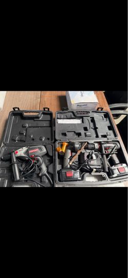 Craftsman Drill Sets with Cases