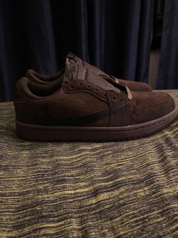 Air Jordan 1 low travis scott brown suede